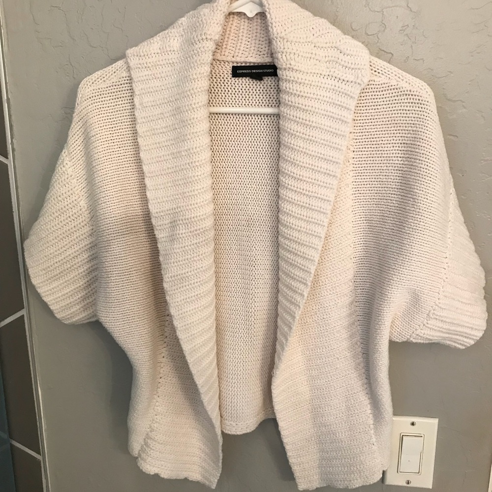 Express open front sweater